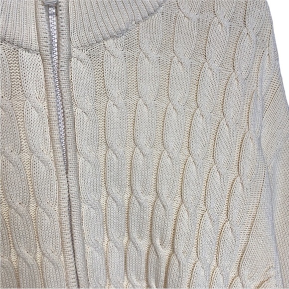 Vintage Cable Knit Alan Flusser Cardigan Sweater - Picture 5 of 8